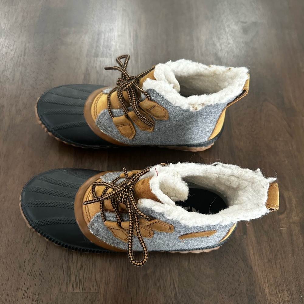 Sorel Women's Out N About Plus Felt Ankle Boots Waterproof Duck Gray Size 6 - Picture 5 of 10